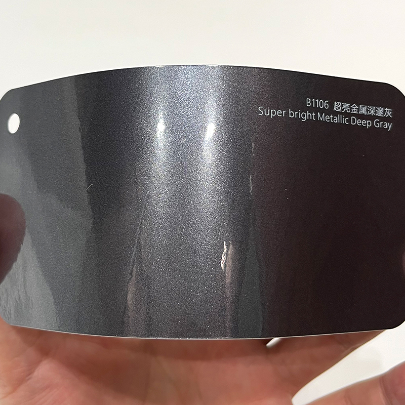 Gris métallisé profond super brillant