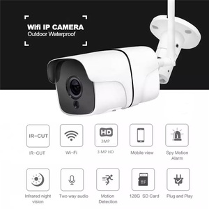 1080P高清无线网络摄像机双向音频P2P 2MP安全闭路电视网络摄像机室外无线摄像机，带tf卡插槽 - Product Image 2
