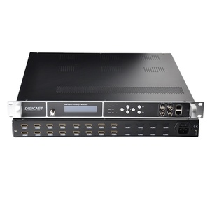 Modulador de TV de hotel HD a RF 16 DVBT ISDBT DVBC H264 Modulador codificador de RF digital de 24 canales - Product Image 1