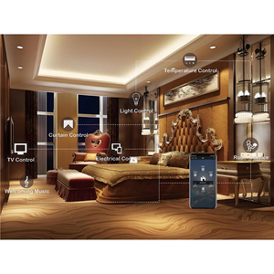 Thông minh khách sạn Hệ thống tường chuyển đổi phòng khách Hệ thống điều khiển tương thích Wi-Fi UK/US/EU - Product Image 1