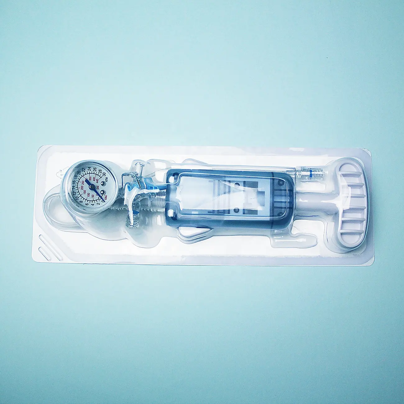 Tianck-angioplastia médica desechable para una mano, dispositivo de inflado de catéter de globo PTCA