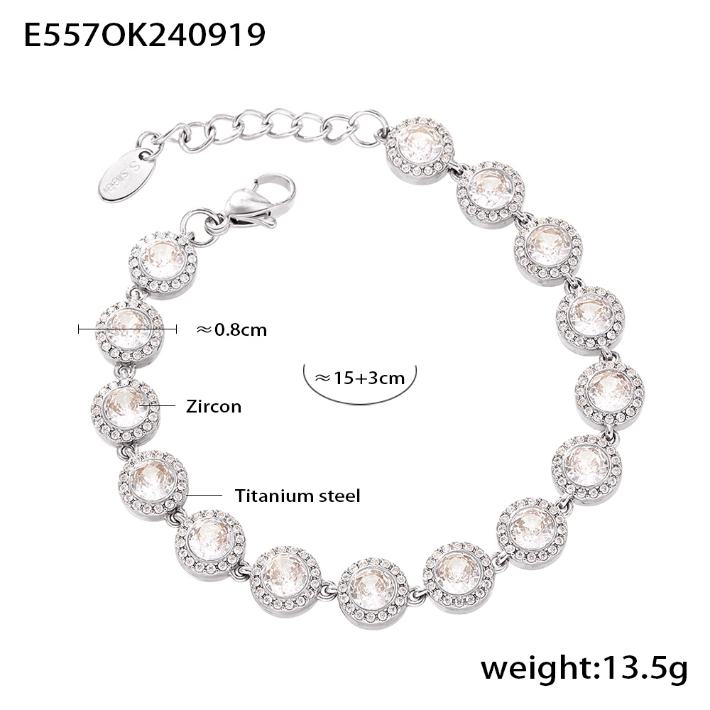 E557-Round steel white