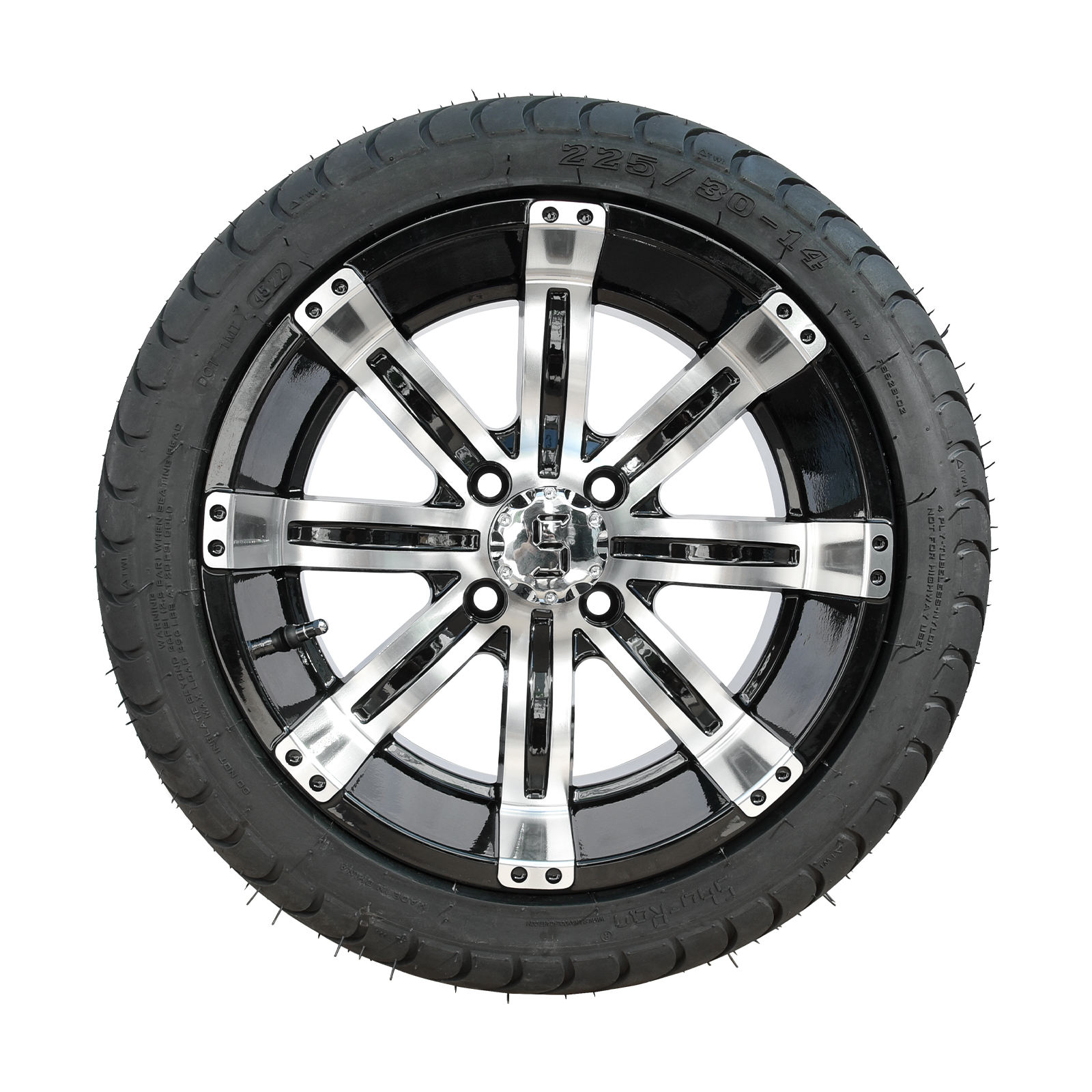 กลึง/สีดำเงา