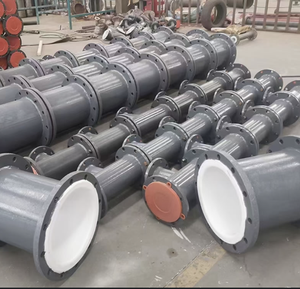 ท่อเหล็กกล้าไร้สนิม PTFE ที่มีอุณหภูมิสูงทนต่อการกัดกร่อน DN50 DN15ทนสารเคมี DN600 - Product Image 3