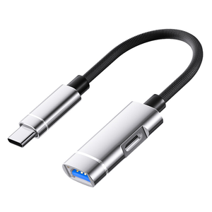 Dual Functional ity USB-C zu USB OTG Adapter Ladekabel Verbindet Tastatur Maus Drucker mit Telefon Computer Tablet Laptop - Product Image 1