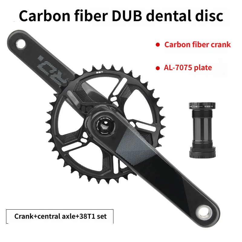 Disque d'axe central de manivelle 38 dents