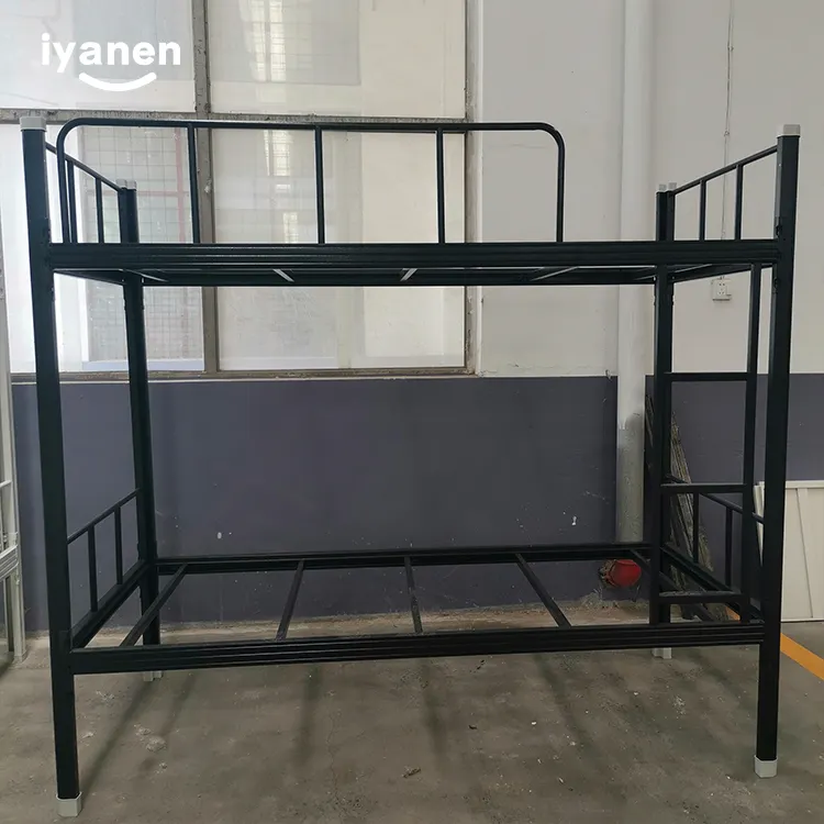 China alta qualidade mobília do quarto dormitório adultos aço double decker heavy duty camas de beliche do metal