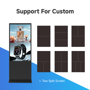 Sıcak satış akıllı Kiosk dikey LCD reklam ekranı interaktif Panel dijital tabela Totem zemin ayakta dokunmatik ekran - Product Image 3