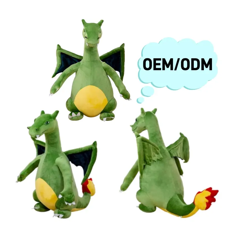 OEM ODM Fábrica al por mayor de diferentes tamaños Poke Peluches de animales de peluche de alta calidad de dibujos animados Anime Plush Monster Dolls