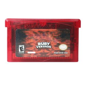 เกม GBA 32บิตตลับเกมวิดีโอเกมเกม pokmon ชุดคอนโซลการ์ดทับทิม fiered ไพลิน LeafGreen emered USA สำหรับ GBA NDS - Product Image 3