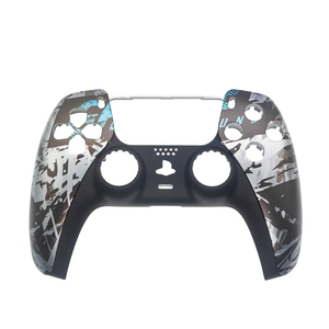 Casing pengontrol Game kustom DIY cangkang depan belakang Faceplate Touchpad pola Splash Grip casing belakang untuk penutup pengontrol PS5 - Product Image 6