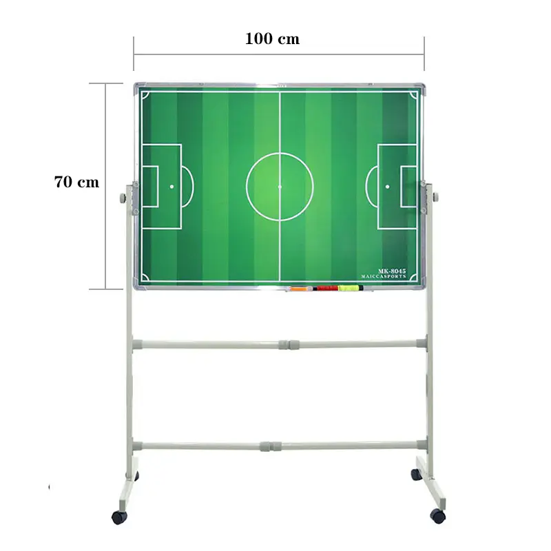 Tabellone per allenamento di calcio portatile strategia di allenamento di calcio tavola tattica di pallacanestro con supporto per treppiede lavagna magnetica per Coaching