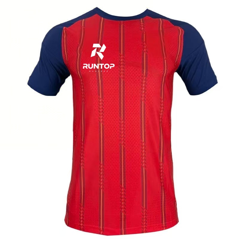 Espagnol rouge et bleu