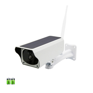 1080P Red inalámbrica IP Bullet Cámara CCTV Audio bidireccional Visión nocturna Detección de movimiento Batería solar Sistema inalámbrico de seguridad - Product Image 5