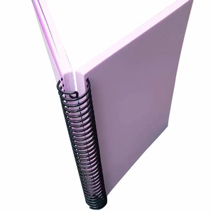 A4 Plástico PVC Espiral Tira Carpeta Hojas Sueltas Papel Reserva Bobina Escuela Oficina Caja Embalaje Incluido Cuaderno - Product Image 2