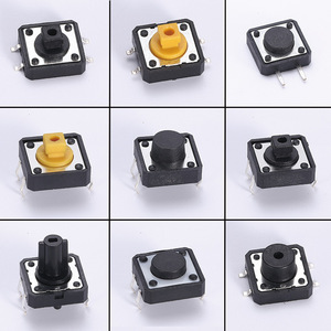 <strong>12x12</strong> Tactile <strong>Switch</strong> Cap square 4 Pin Dip Push Button Tact <strong>Switch</strong> for Pcb - Product Image 3