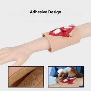 KyrenMed <strong>Open</strong> <strong>Fracture</strong> of <strong>Tibia</strong> Training Model Wearable Wound Simulator Traumatic Injuries <strong>Open</strong> <strong>Fracture</strong> of the Limb - Product Image 4