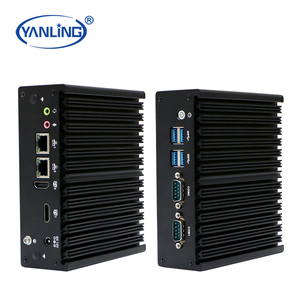 מותאם אישית fanless מיני pc n5095 <span class=keywords><strong>cpu</strong></span> תעשייתי pc ננו תיבה עם ddr4ram לנו/eu/cn תקע עבור 4k hd כפול צג-מוצר חדש