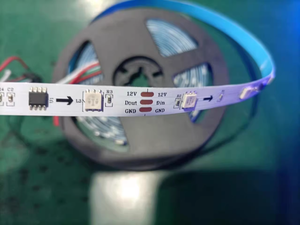 DC12V WS2811 5050 RGB adresli Led piksel şerit işık tam renkler şerit esnek dijital Led bant harici 1 IC kontrol 3 - Product Image 5