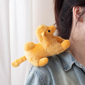 Magnetic <strong>Plush</strong> On Shoulder Washed Technics Mesh Lining Bear Stress Relief <strong>Toy</strong> Children's Gift - Product Image 1