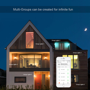 DC 5V-24V Tuya Беспроводной светодиодный контроллер Wi-Fi приложение Alexa Google Smart Voice DIM CCT RGB RGBW RGBCCT для светодиодной ленты - Product Image 5