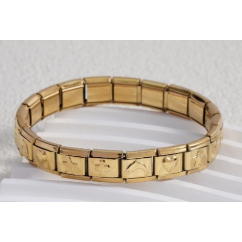 Bracelet de montre couleurs assorties - 18 perles
