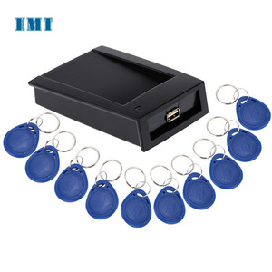 Doppia frequenza 125khz 13.56mhz rfid reader USB desktop lettore di schede di rfid - Product Image 3