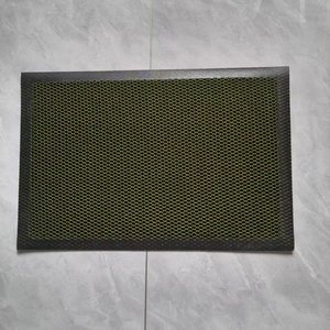 耐用的特大弹性门垫，带压花边框防滑染色和防褪色防尘产品 - Product Image 4