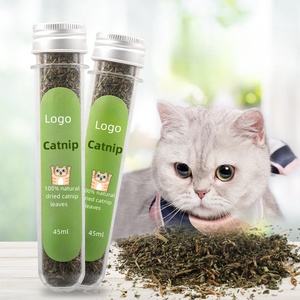 Venta al por mayor de hierba gatera seca de primera calidad 100% Hojas de hierba gatera natural menta de gato en botella de 45ml hierba gatera comestible sin aditivos - Product Image 1