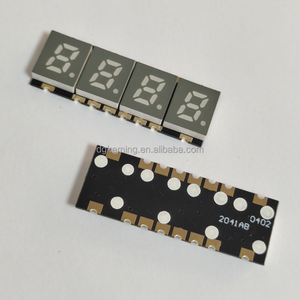Супер тонкий Smd 7-сегментный светодиодный дисплей 0,2 дюймов белый 4-значный SMT 7-сегментный катод - Product Image 2