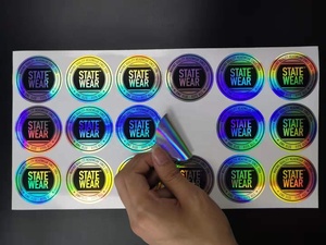 Silver Gold <strong>Color</strong> 2D 3D Custom QR <strong>Code</strong> Hologram Label Printing Hologram Sticker Printer - Product Image 6