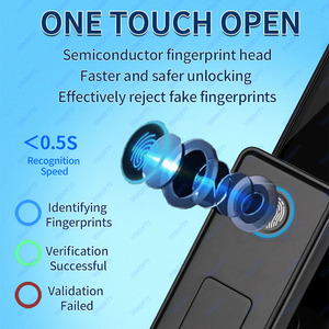Telecomando biometrico Scanner di impronte digitali per la casa all'aperto in legno digitale più lingue connettività WiFi per l'acciaio
