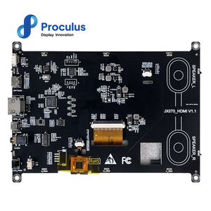 Display protulus da 7 pollici Ips HD-MI Monitor lampone Pi supporto 5 punto di tocco 1024x600 capacitivo Multi-Touch Screen Modul - Product Image 3