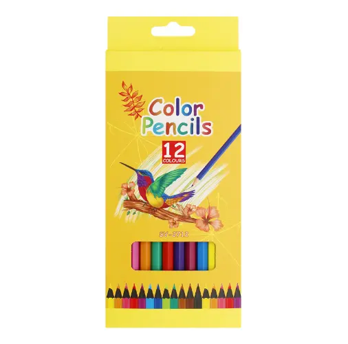 العديد من القطط 12 قطعة أطفال لطيف الرسم أقلام ملونة للأطفال