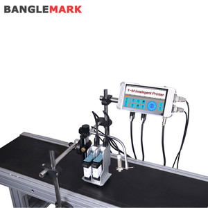 1 bis 4 Druck köpfe Online-Tintenstrahl-Codier maschine Automatischer Batch-Codierer Tinten strahl drucker Verfalls datum Flaschen karton - Product Image 4