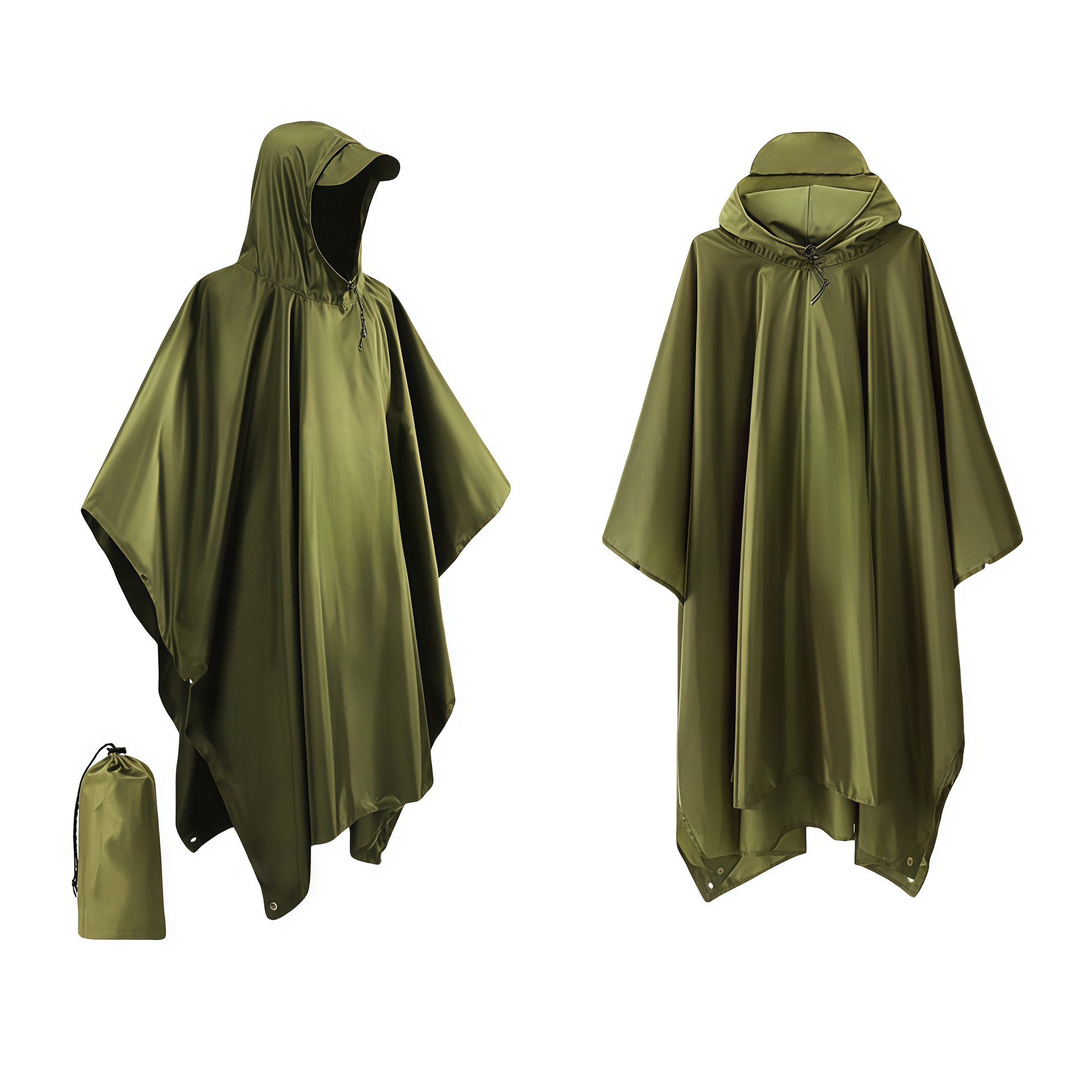 Verde - pantalón de tafetán de poliéster pu sin bolsillo con solapa