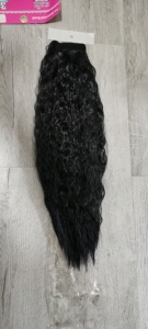 Wholesale Afro <strong>Curly</strong> Corn Ponytail Synthetic Soft Long Kinky <strong>Curly</strong> Wave Drawstring Ponytail Clip in Hair Extensions