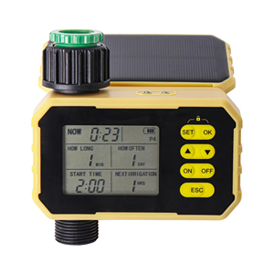 Energia solare impermeabile digitale irrigazione Timer acqua cortile giardino automatico bidirezionale valvola di controllo - Product Image 1