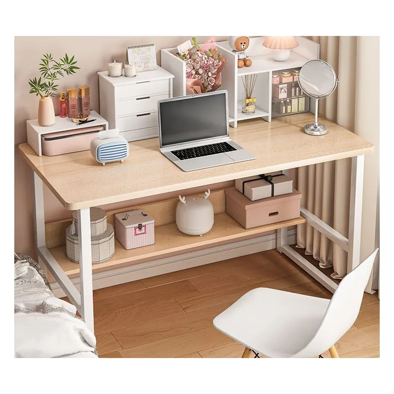 Modern design computer desks high quality office laptop table with shelf gaming desk