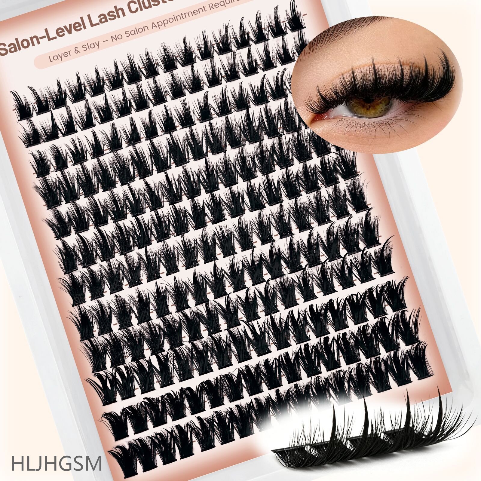 15 wispy lash cluster