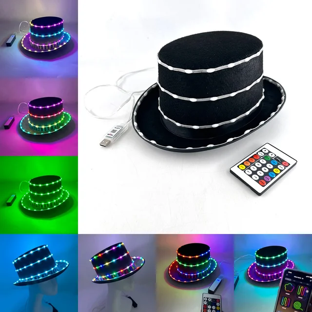 Chapeau multicolore