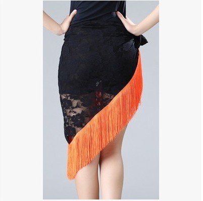 Pizzo nero/arancione
