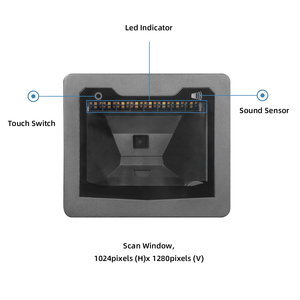 MS-3100 Desktop 1D/2D/QR lettura del codice a barre Scanner supporto OCR/MRZ lettura per carta d'identità, passaporto e patente di guida - Product Image 6