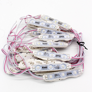 โมดูล LED lst 3leds 2835 6500K สีขาวบริสุทธิ์ 1.5W 12V IP67 เลนส์ 170 ABS Backlight สําหรับกล่อง AD กลางแจ้ง led ฉีดโมดูล - Product Image 4