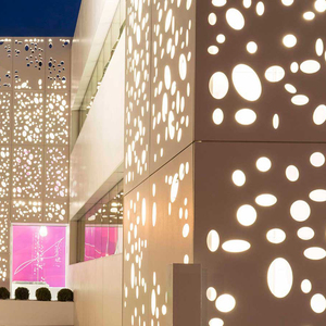 Modern Design Aluminum Alloy Perforated <strong>Facade</strong> Panels Exterior Decorative Building Facades for Outdoor Curtain Walls - Product Image 3