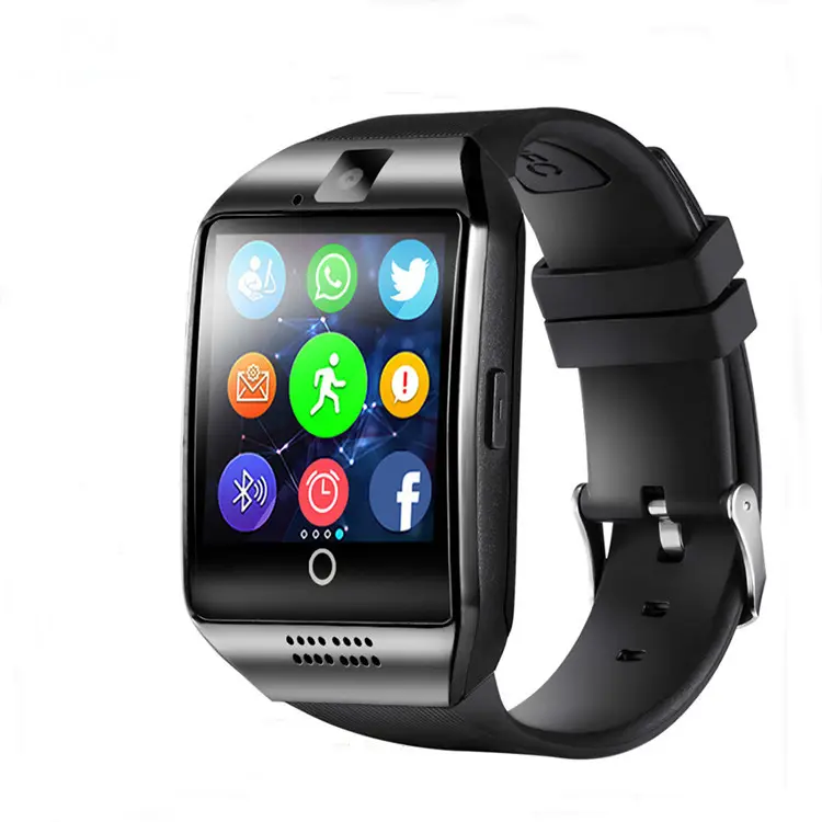 Nuovi arrivi Smartwatch Wireless digitale Q18 Smart Watch Android con SIM Card e fotocamera telefono cellulare per tutti i telefoni