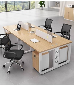 Chuangyue Simples Office <span class=keywords><strong>Desk</strong></span> Modern Staff Work Chair Set Tela Moderna <span class=keywords><strong>Double</strong></span> Staff Conferência <span class=keywords><strong>Computer</strong></span> <span class=keywords><strong>Desk</strong></span>