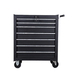 7 çekmece rulo arabası el aracı setleri ile 5 katmanlı CRV 455 adet karton kutu kabine kırmızı 3 yıl toz kat çelik mekanik Odm - Product Image 1