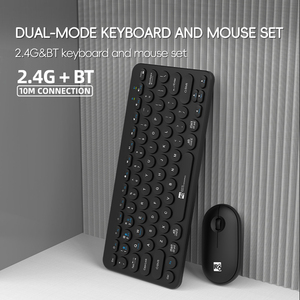 Venta al por mayor Compatible con varios sistemas 2,4G Bluetooth inalámbrico teclado y ratón Combo Set - Product Image 5