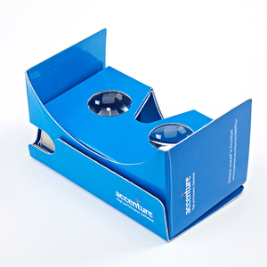 Tùy chỉnh thương hiệu khuyến mại 360 vr Tai nghe giấy <span class=keywords><strong>Google</strong></span> tông VR Kính - Product Image 5